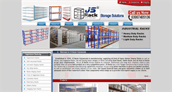 Desktop Screenshot of jssteelracks.com